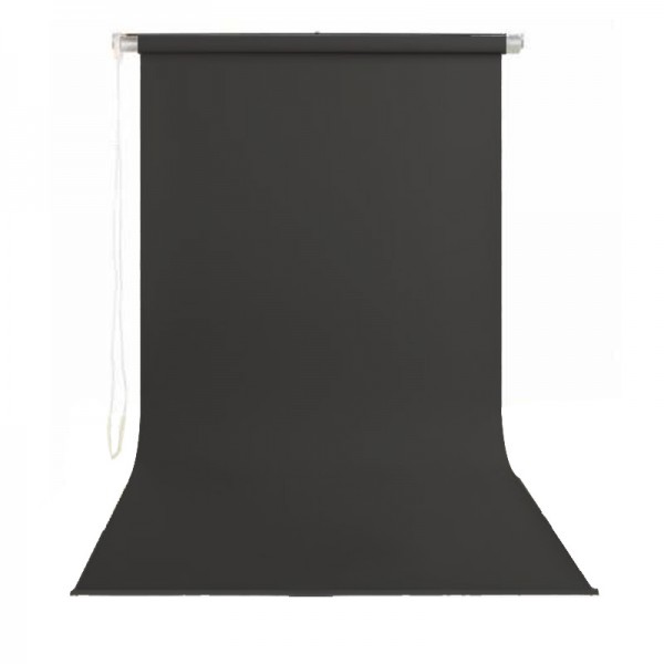 Gdx Sonsuz Siyah Fon Perde (Kumaş) 2.70x5.80 Metre, Boru, Makara, Zincir