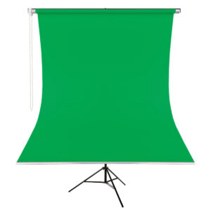 GDX Kumaş - Seyyar Vesikalık Yeşil Renk Fon Perde 190x400 cm