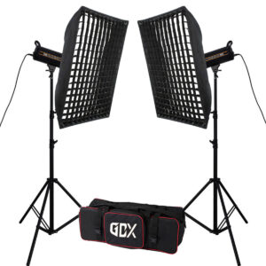 Gdx HD-120II C BiColor 2'li Işık Seti 120W Fotoğraf ve Video LED Işığı