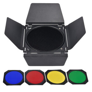 Godox BD-04 Renkli Filtre ve Petek Seti (200mm Çap)