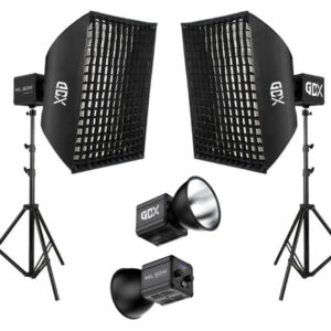 Gdx ML60 Bicolor 60x90 Gridli SoftBox Video ve Ürün Çekim İkili Işık Seti