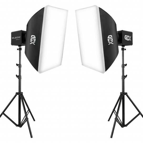 Gdx ML60 Bicolor 60x90 SoftBox Video ve Ürün Çekim İkili Işık Seti