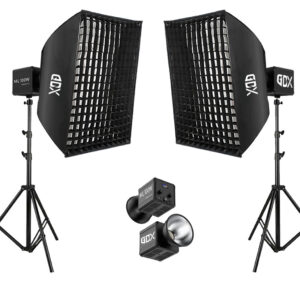 Gdx ML100 Bicolor 60x90 Gridli SoftBox Video ve Ürün Çekim İkili Işık Seti
