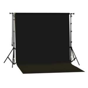 Gdx Seyyar Kağıt Sonsuz Stüdyo Fon Perde (Black/Siyah) 2.70x11 Metre
