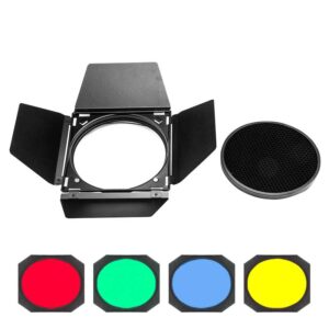 Godox BD-04 Renkli Filtre ve Petek Seti (200mm Çap)