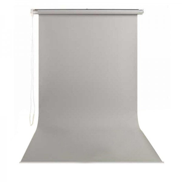 Gdx Sonsuz Gri Fon Perde (Kumaş) 190x400cm, Boru, Makara, Zincir - Görsel 2