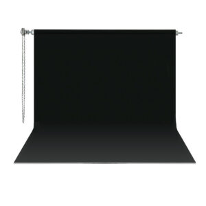 Gdx Sonsuz Siyah Fon Perde (Kumaş) 2.70x5.80 Metre, Boru, Makara, Zincir