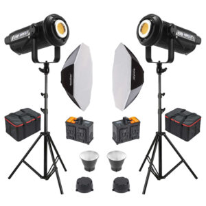 GDX LV-700C-II 2'li Full Set (120 cm Bowens Octagon Softbox + 260 cm Kalın Işık Ayağı)