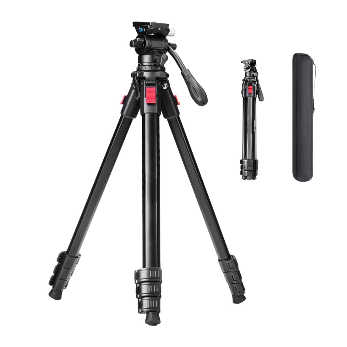 GDX 264 Profesyonel Yatay Dikey Tripod - Görsel 2