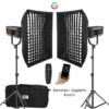 GDX 300 RGB III Profesyonel İkili Fotoğrafçılık ve Video Renkli Dolgu Işığı Seti