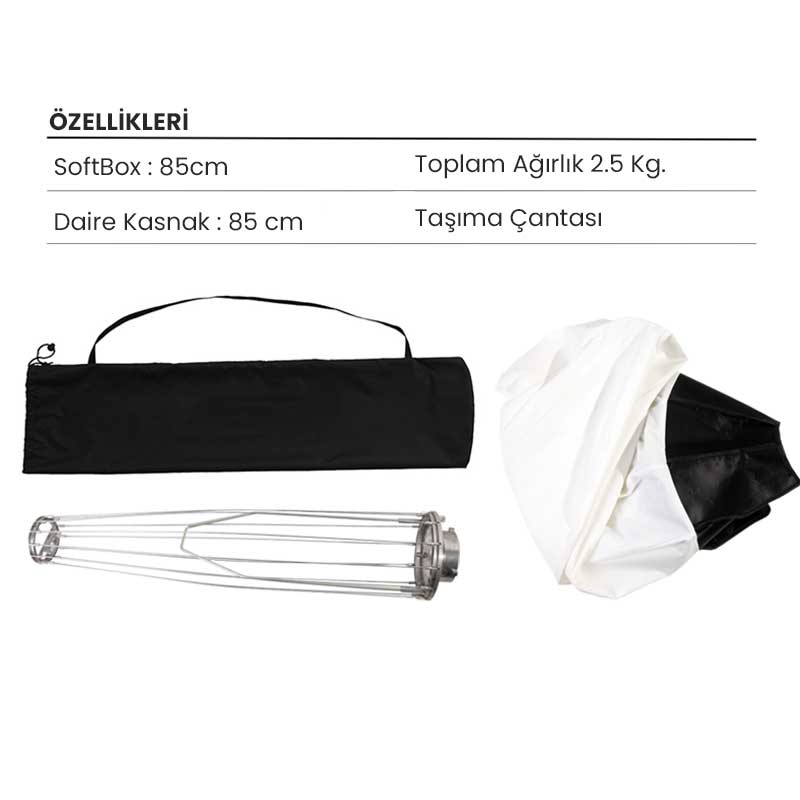 Gdx BL-85 (85 cm) Balon Softbox - Görsel 4