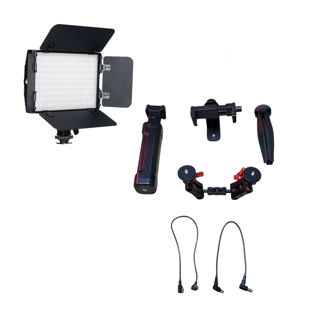 GDX CF-150C RGB Telefon Vlog Seti + El Tipi Powerbank Tripod Batarya - Görsel 2