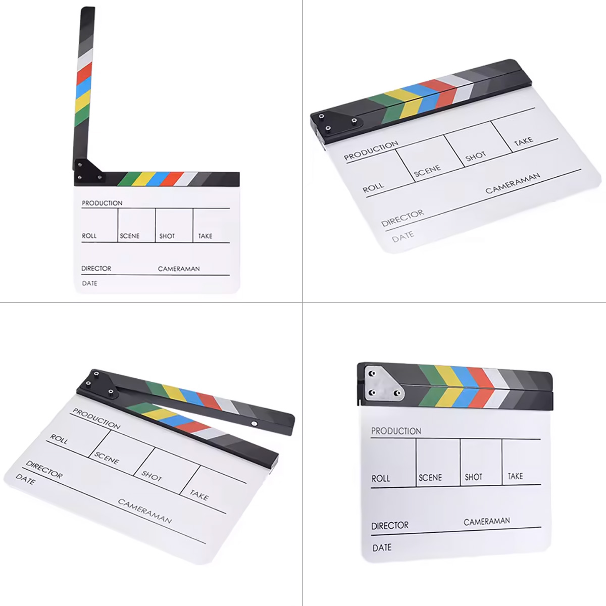 GDX CLP-01 Klaket - Clapperboard Clapboard (Kalem ve Silgi Hediyeli) - Görsel 2
