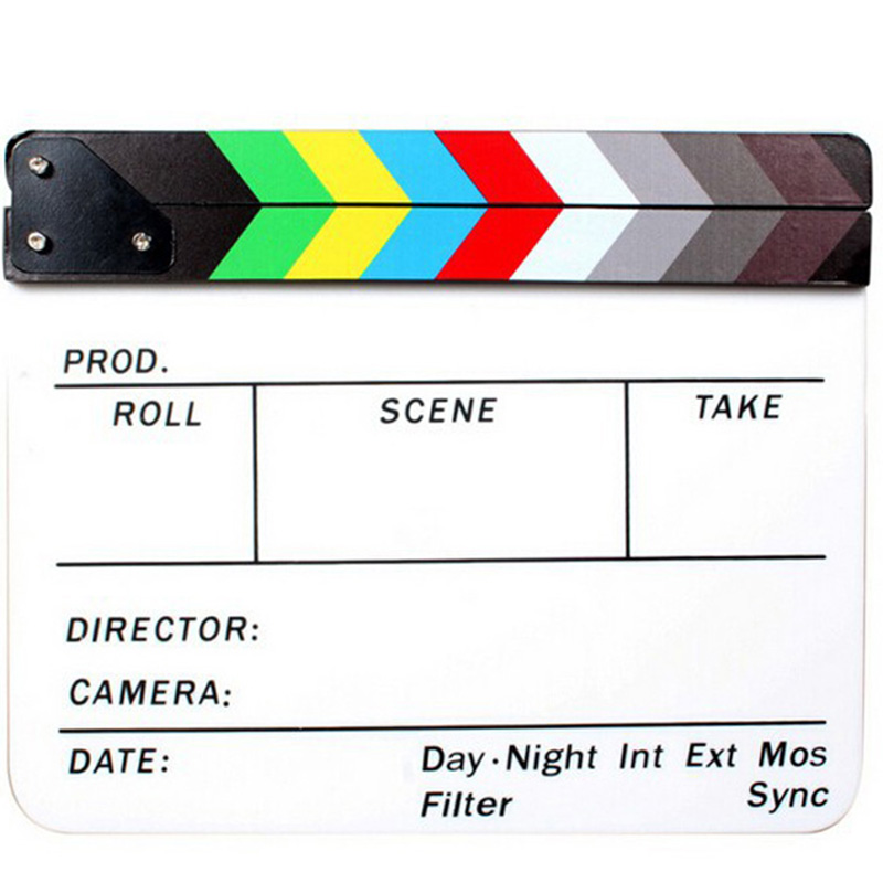 GDX CLP-01 Klaket - Clapperboard Clapboard (Kalem ve Silgi Hediyeli) - Görsel 4