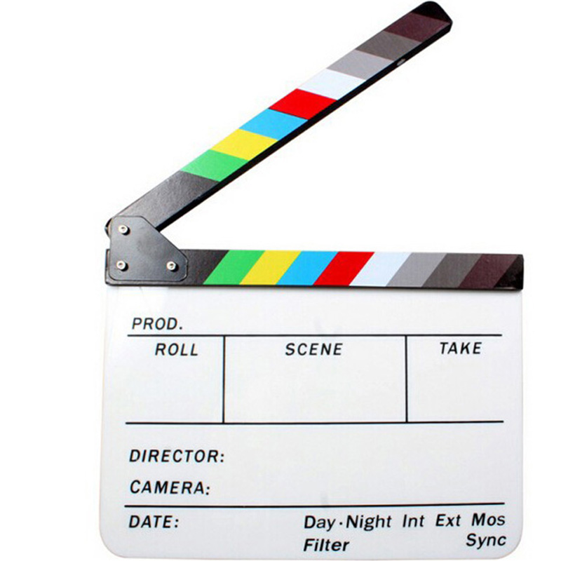 GDX CLP-01 Klaket - Clapperboard Clapboard (Kalem ve Silgi Hediyeli) - Görsel 5
