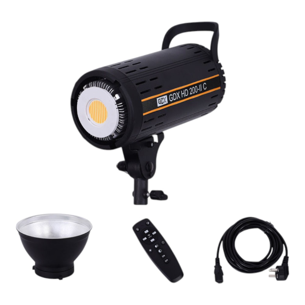 GDX HD-200II C BiColor 2'li Işık Seti 200W Video Led Işığı - Görsel 4