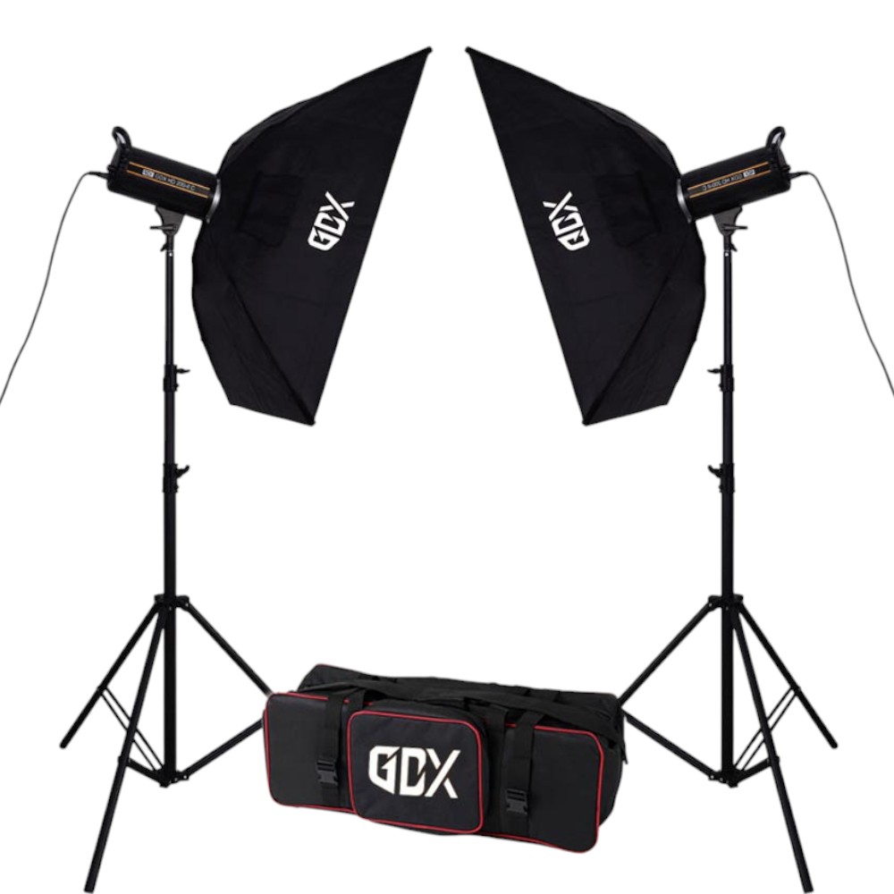 Gdx HD-300II C BiColor 2'li Işık Seti 300W Video Led Işığı - Görsel 2