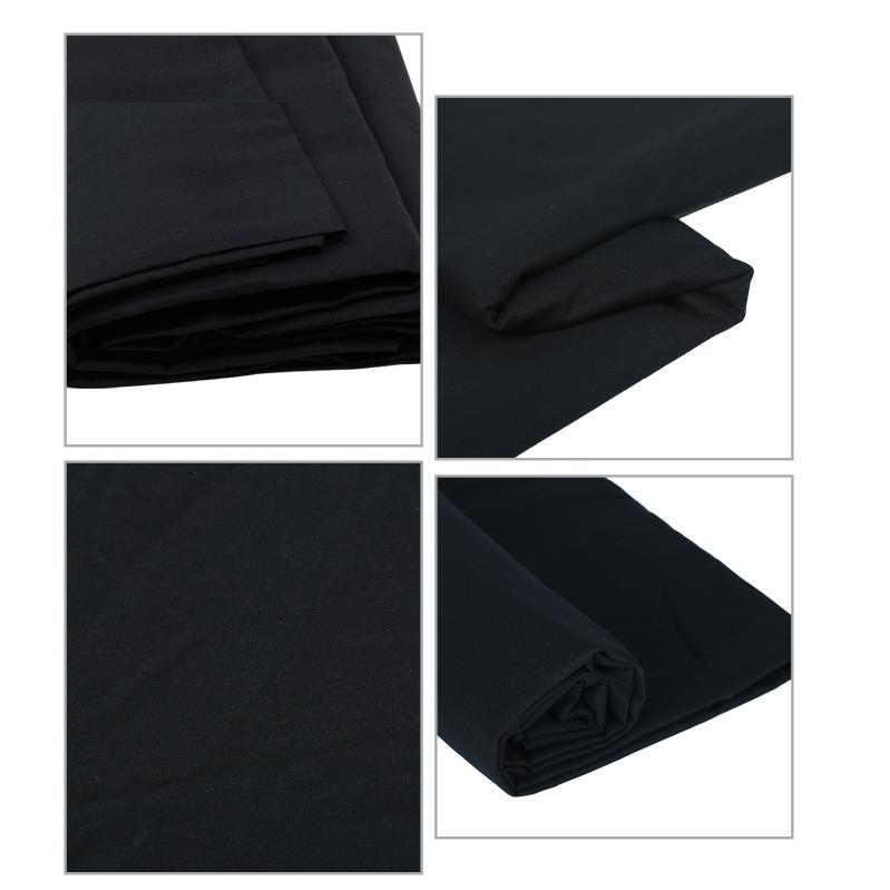 GDX Kumaş Fon Siyah (3x3 Metre) Katlanabilir / Yıkanabilir - Görsel 3