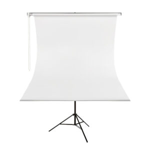 GDX Kumaş - Seyyar Vesikalık Beyaz Renk Fon Perde 135x200 cm