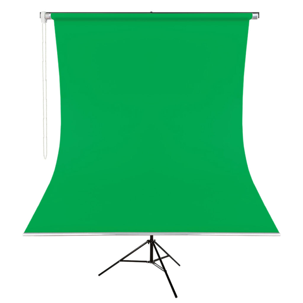 GDX Kumaş – Seyyar Vesikalık Yeşil Renk Fon Perde 190×400 cm