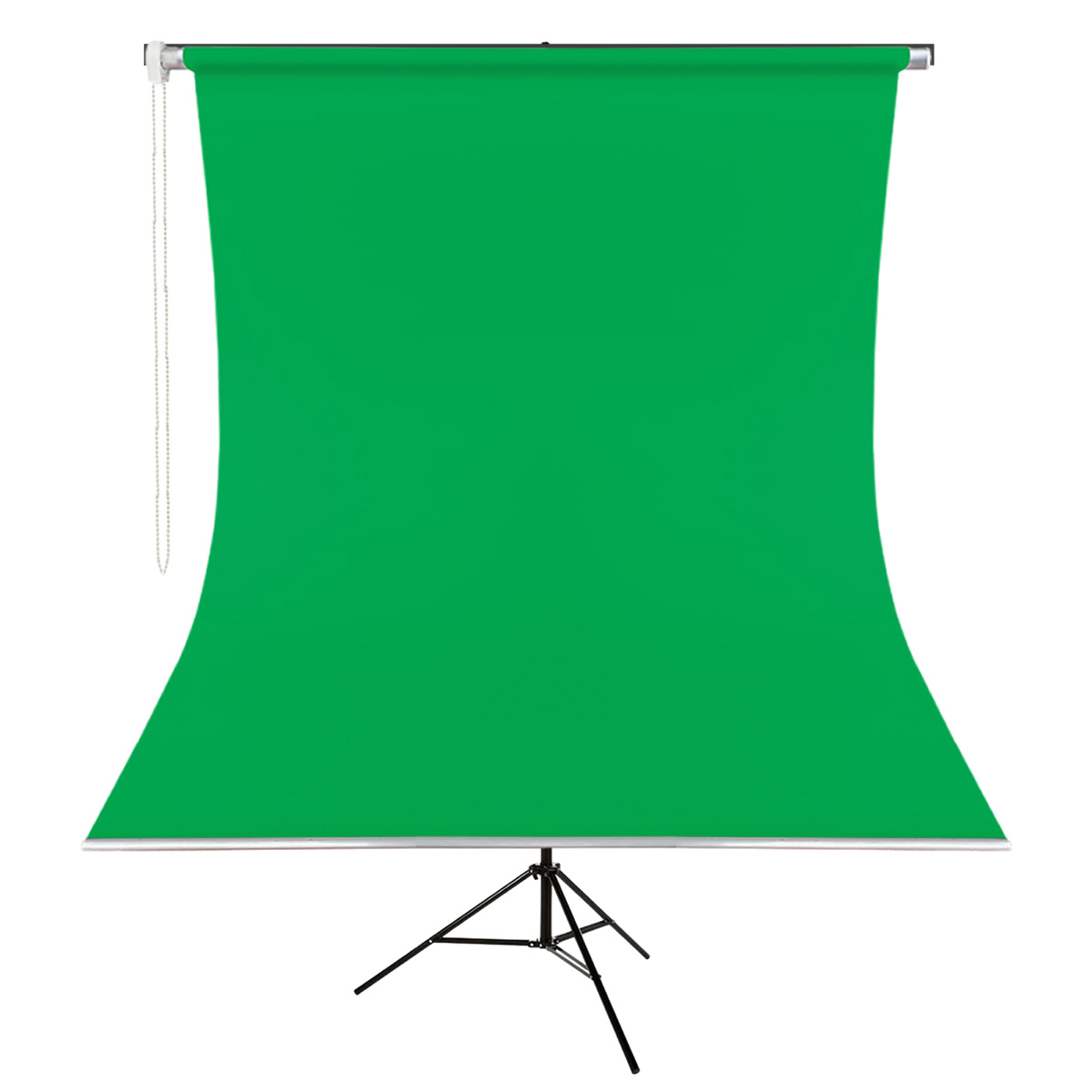 GDX Kumaş - Seyyar Vesikalık Yeşil Renk Fon Perde 190x400 cm