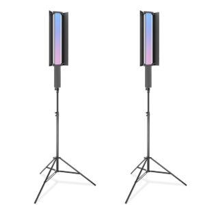 Gdx LP550 RGB Fotoğrafçılık ve Video için Renkli Işık Çubuğu İkili Set