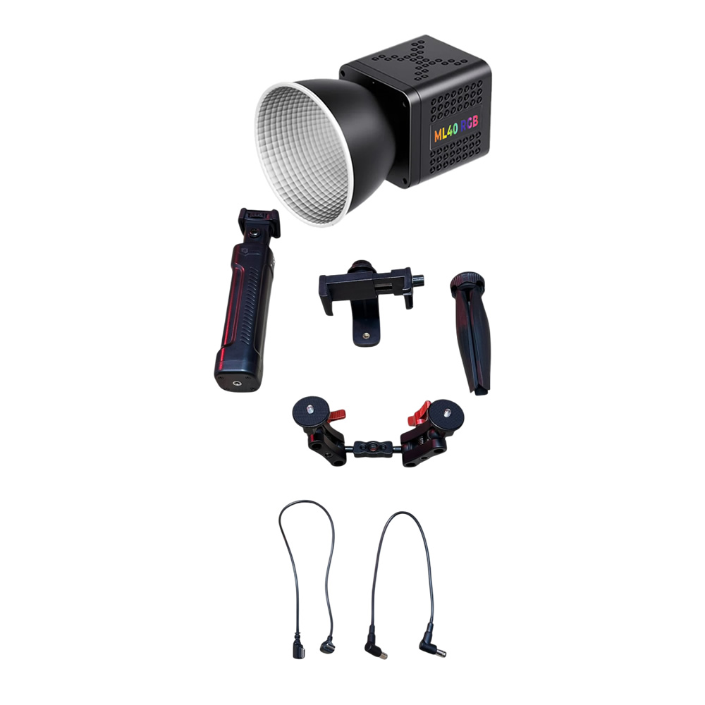 GDX ML40 RGB Telefon Vlog Seti + El Tipi Powerbank Tripod Batarya - Görsel 2