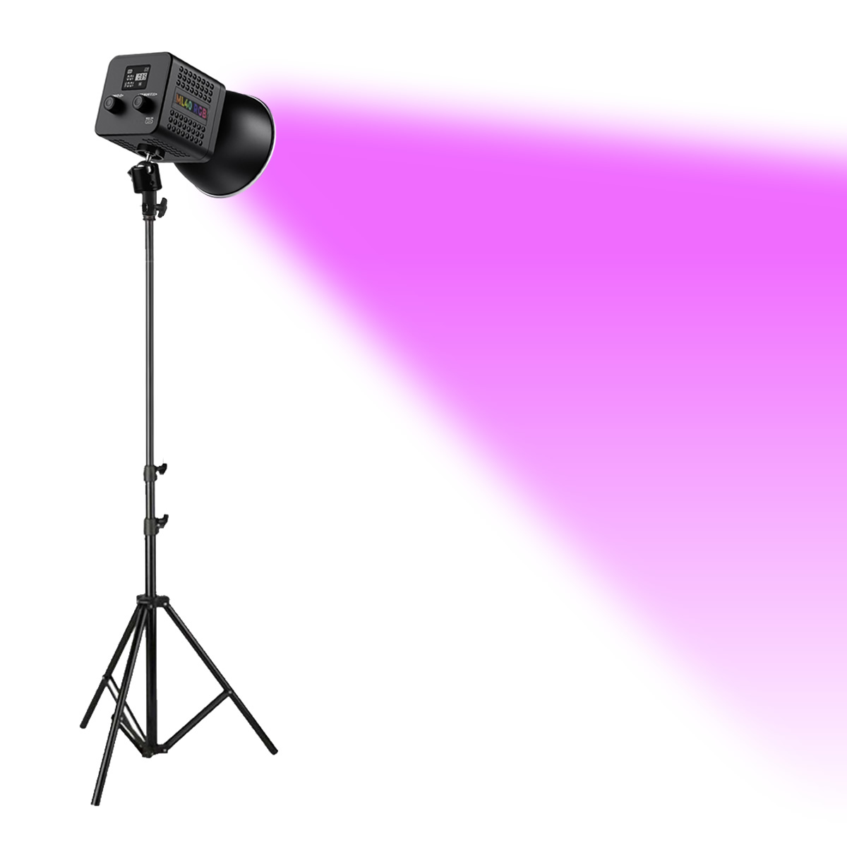 Gdx ML40RGB Fotoğrafçılık ve Video Çekim Tekli Işık Seti - Görsel 3