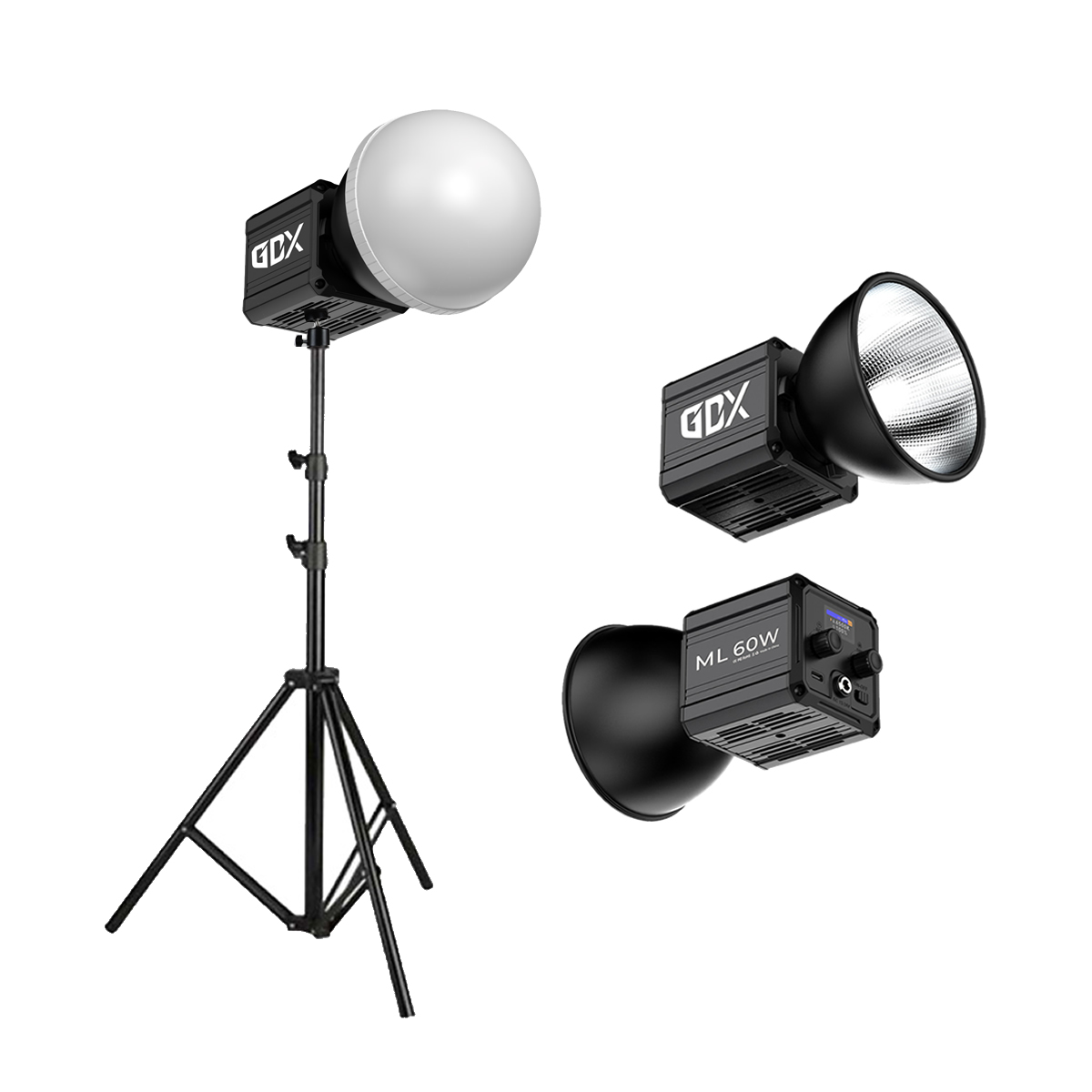 GDX ML60 Bicolor Video Çekim Tekli Işık Seti