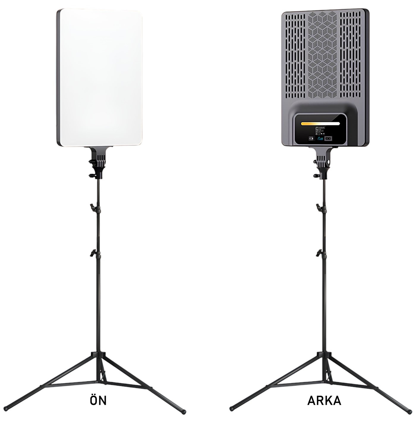 Gdx P300TS BiColor Fotoğrafçılık ve Stüdyo Aydınlatması 80 Watt LED Video Panel Sürekli Işık Üçlü Set - Görsel 3