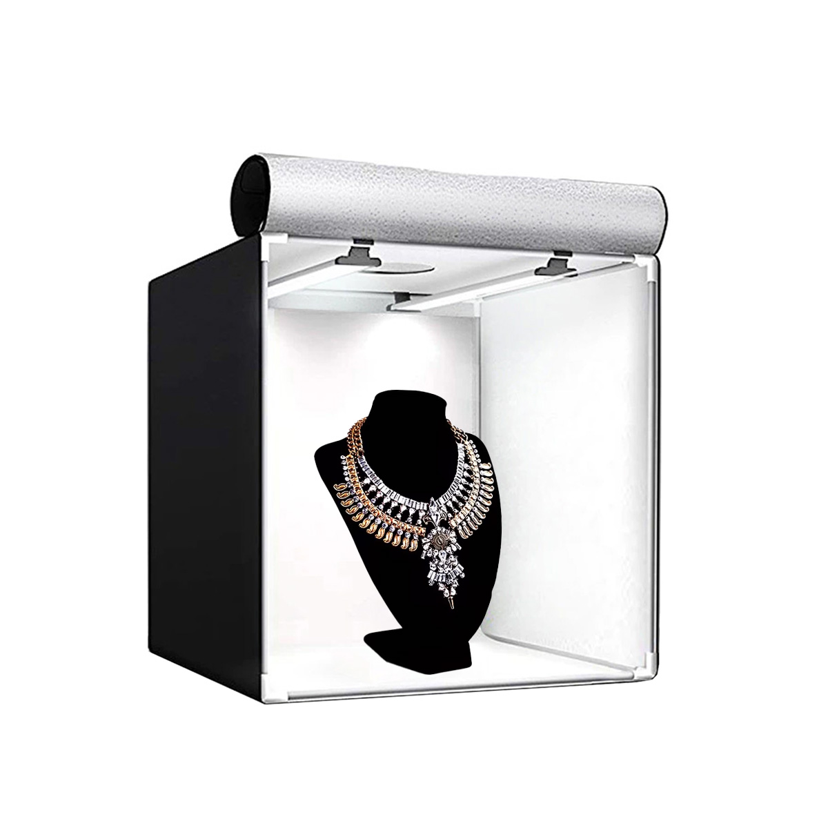 Gdx Pro II 3 Led Işıklı Ürün Çekim Çadırı 60x60 cm - Görsel 4