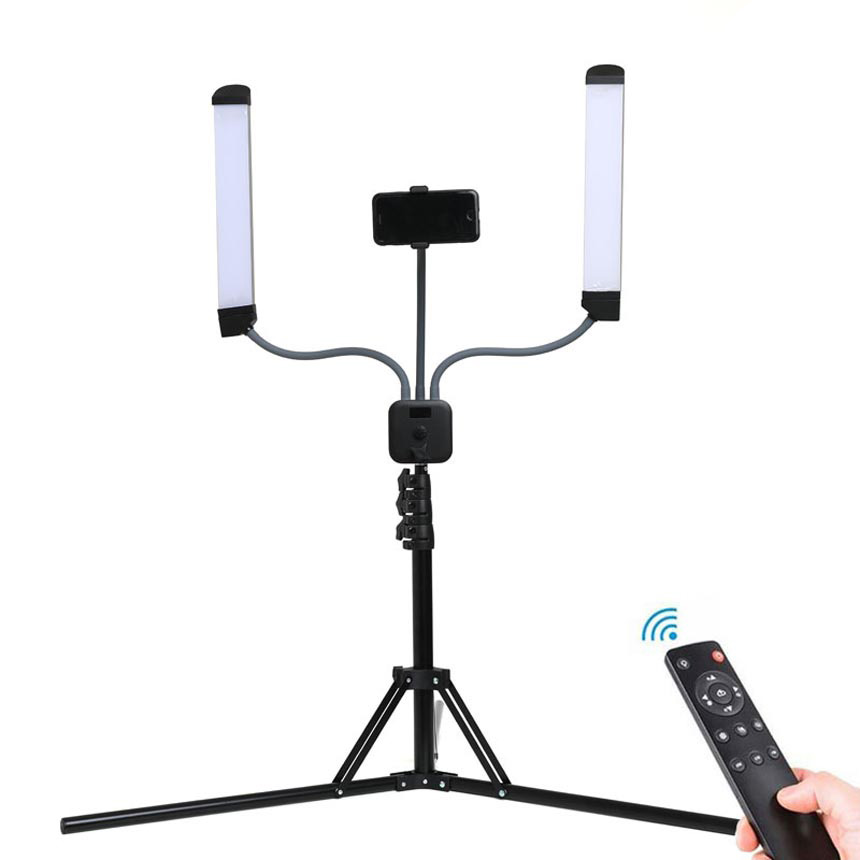 Gdx Pro MakeUp Light Double Arm BiColor Beauty Blogger Kit - Görsel 2
