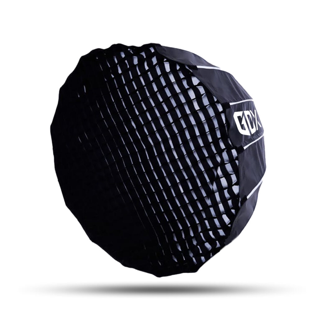 GDX QPG120 Parabolik Gridli 120cm Softbox – Kolay Hızlı Pratik Kurulum