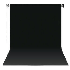 GDX Sabit Kumaş Siyah Fon Perde 2.70x5.80 Metre - Tavan ve Duvar İçin