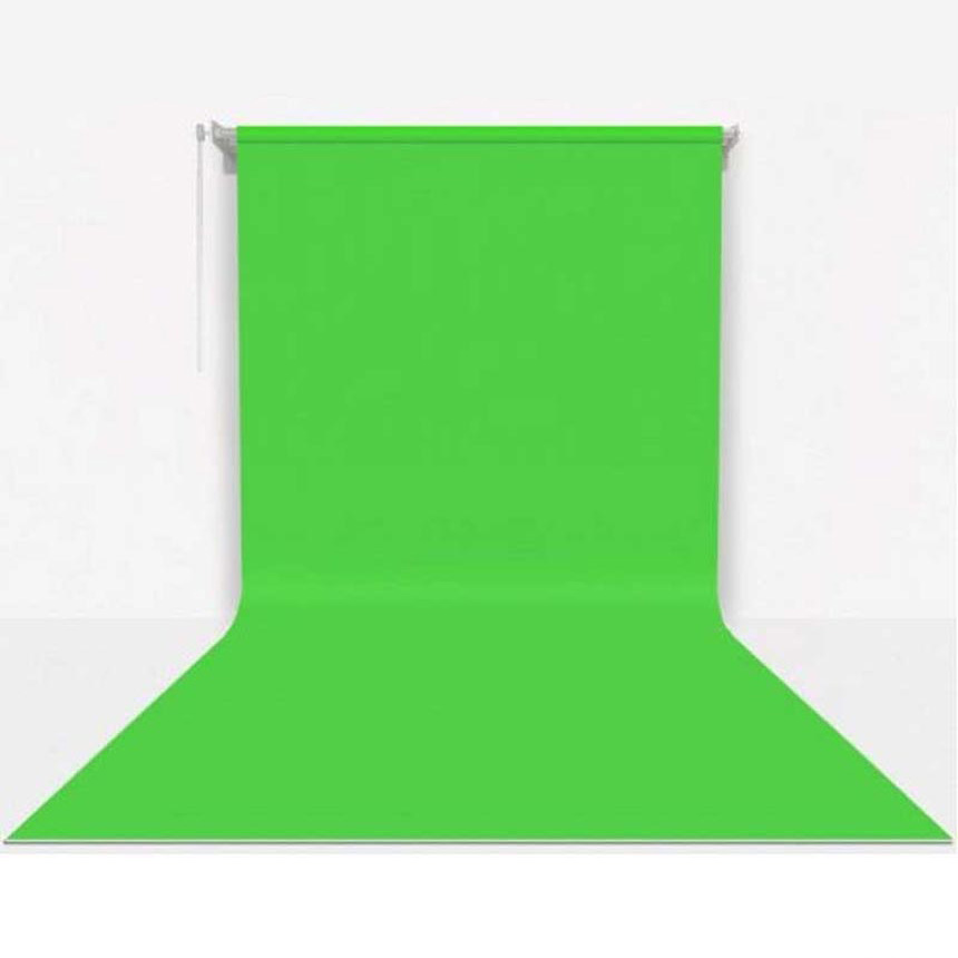 GDX Sabit Kumaş Yeşil Fon Perde 2.70x5.80 Metre - Tavan ve Duvar İçin - Görsel 2