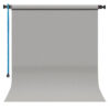 GDX Sabit (Tavan & Duvar) Kağıt Sonsuz Stüdyo Fon Perde (Grey/Gri) 2.70x11 Metre