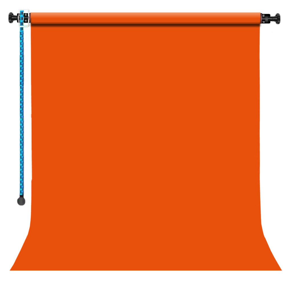 GDX Sabit (Tavan & Duvar) Kağıt Sonsuz Stüdyo Fon Perde (Tangelo) 2.70×11 Metre