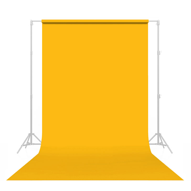 Gdx Seyyar Kağıt Sonsuz Stüdyo Fon Perde (Deep Yellow) 2.70x11 Metre - Görsel 2