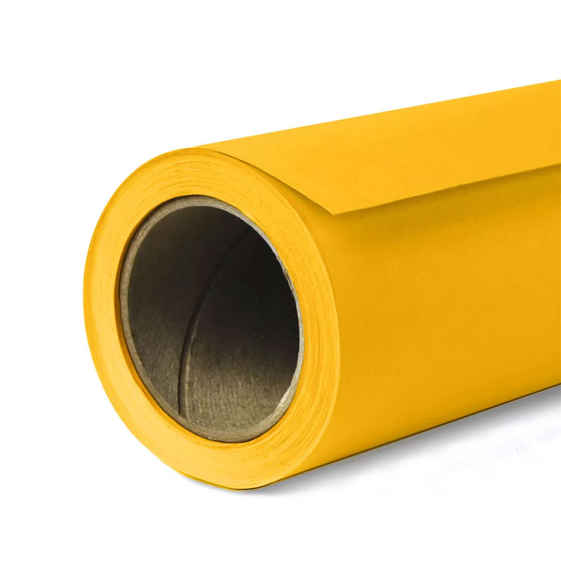 Gdx Seyyar Kağıt Sonsuz Stüdyo Fon Perde (Deep Yellow) 2.70x11 Metre - Görsel 4