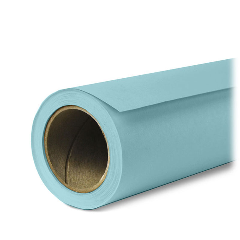 Gdx Seyyar Kağıt Sonsuz Stüdyo Fon Perde (Sky Blue) 2.70x11 Metre - Görsel 4