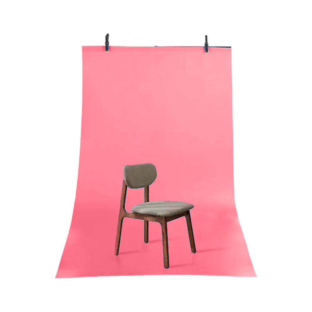 GDX Seyyar PVC Fon Perde Pembe - Pink 120cm x 200cm - Görsel 2