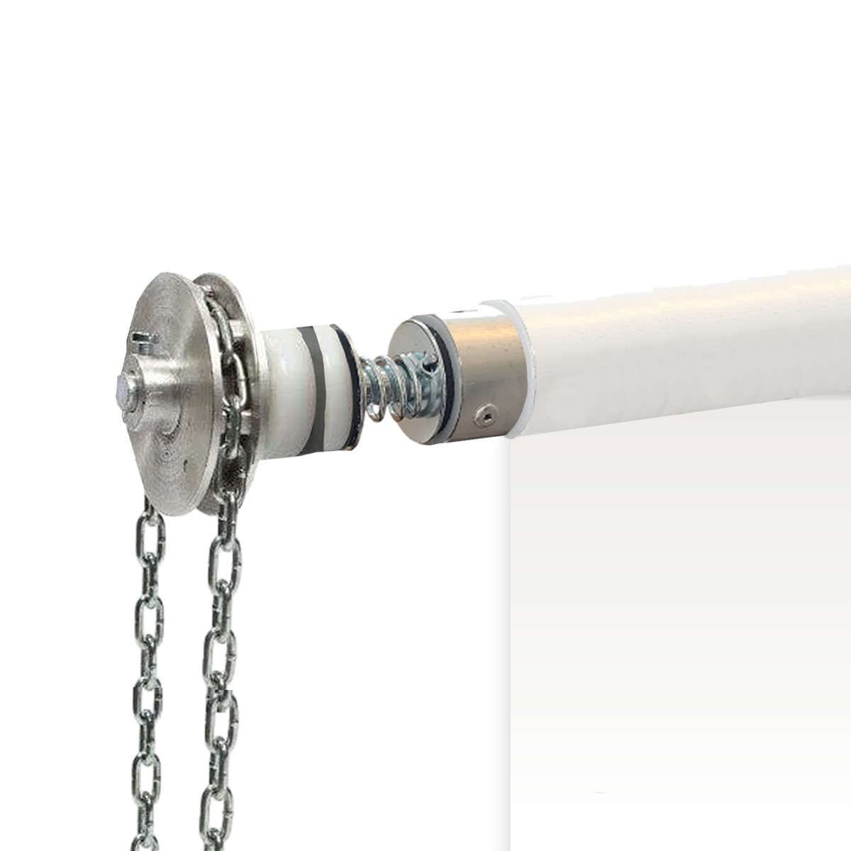 Gdx Sonsuz Beyaz Fon Perde (Kumaş) 2.70x5.80 Metre, Boru, Makara, Zincir - Görsel 2