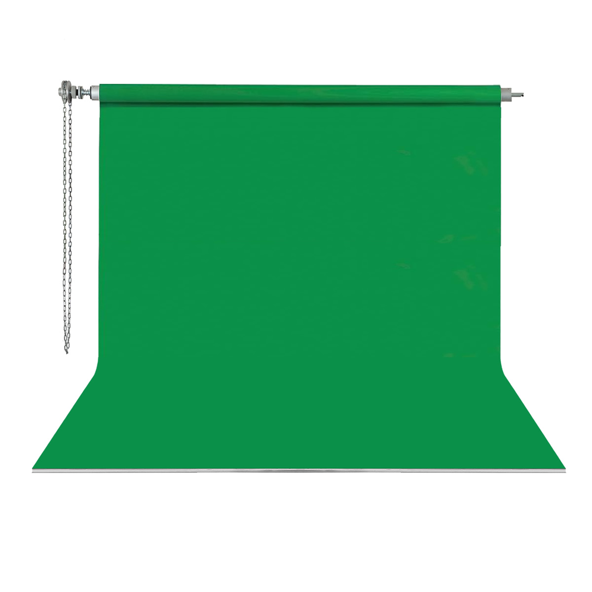 Gdx Sonsuz Yeşil Fon Perde (Kumaş) 2.70x5.80 Metre, Boru, Makara, Zincir