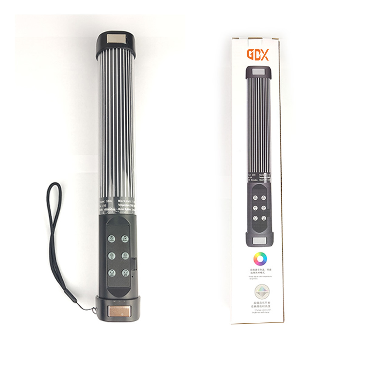 Gdx TB-30 II RGB Led Video ve Fotoğraf Tüp Dolgu Işık (Uzunluk: 30 cm) - Görsel 4