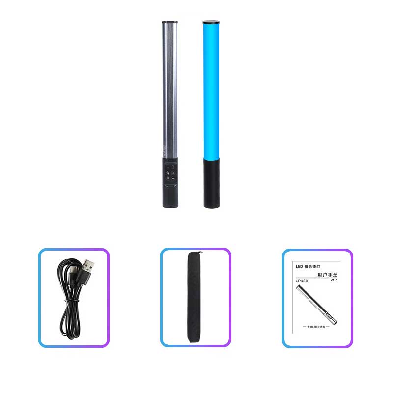 Gdx TB-40 RGB Led Tüp Işık 3'lü Set - Görsel 4