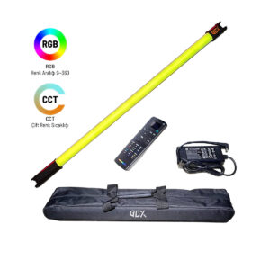 GDX TB-80 RGB 45W Youtube Canlı Yayın Arka Plan Renkli Dolgu Işığı Led Tüp Işık (Uzunluk: 80 cm) Fareyi Resmin Üzerine Getirin