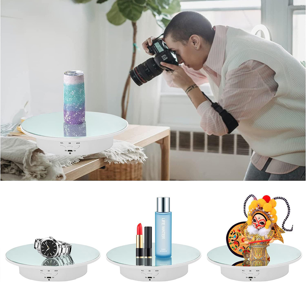 GDX TUTA-20 Ayna Yüzeyli 20 cm Turn Table - Döner Stand - Döner Tabla - Görsel 4