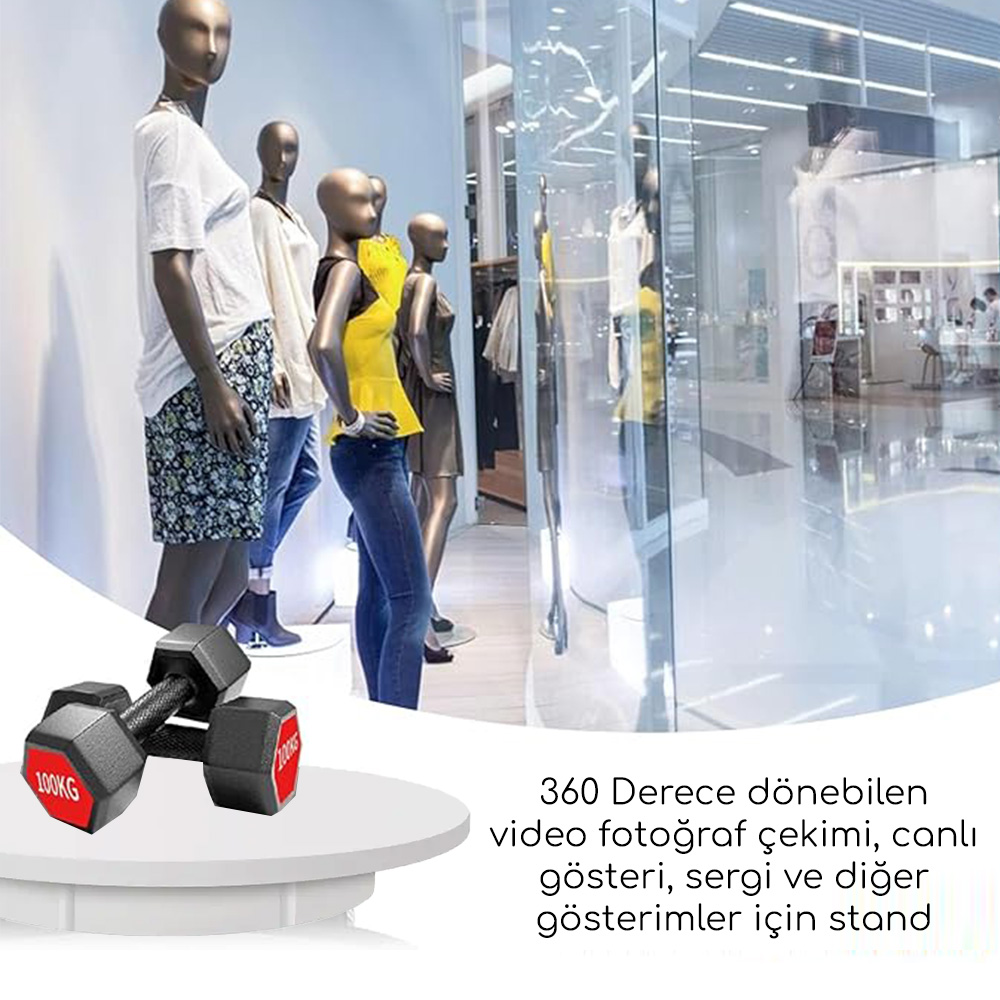 GDX TUTA-42 42 cm Turn Table - Döner Stand - Döner Tabla - Görsel 5