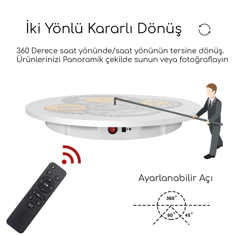 GDX TUTA-60 60 cm Turn Table - Döner Stand - Döner Tabla - Görsel 5