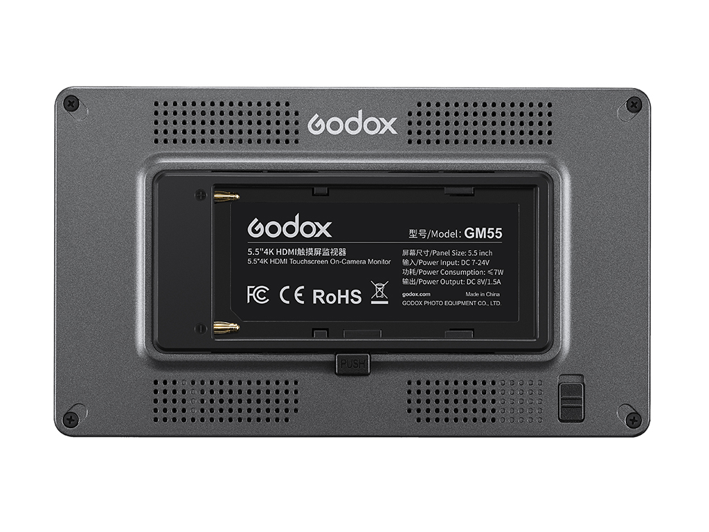Godox GM55 5.5inç 4K HDMI Kamera Üstü Dokunmatik Monitör - Görsel 5